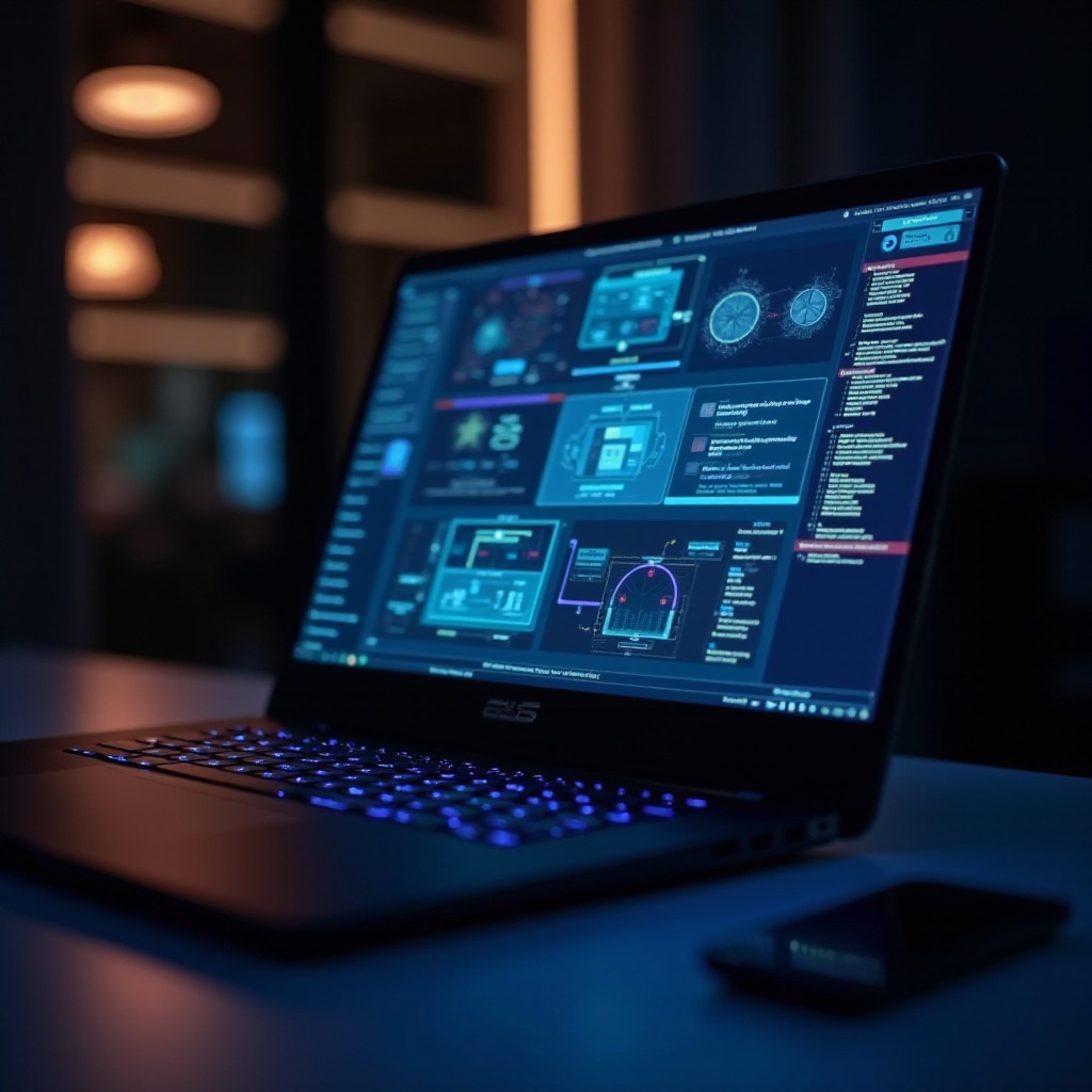 ASUS 노트북 디스플레이 문제
