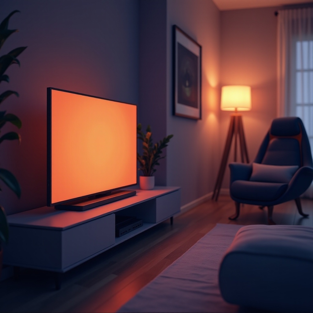 깜박이는 주황색 불빛 PS4