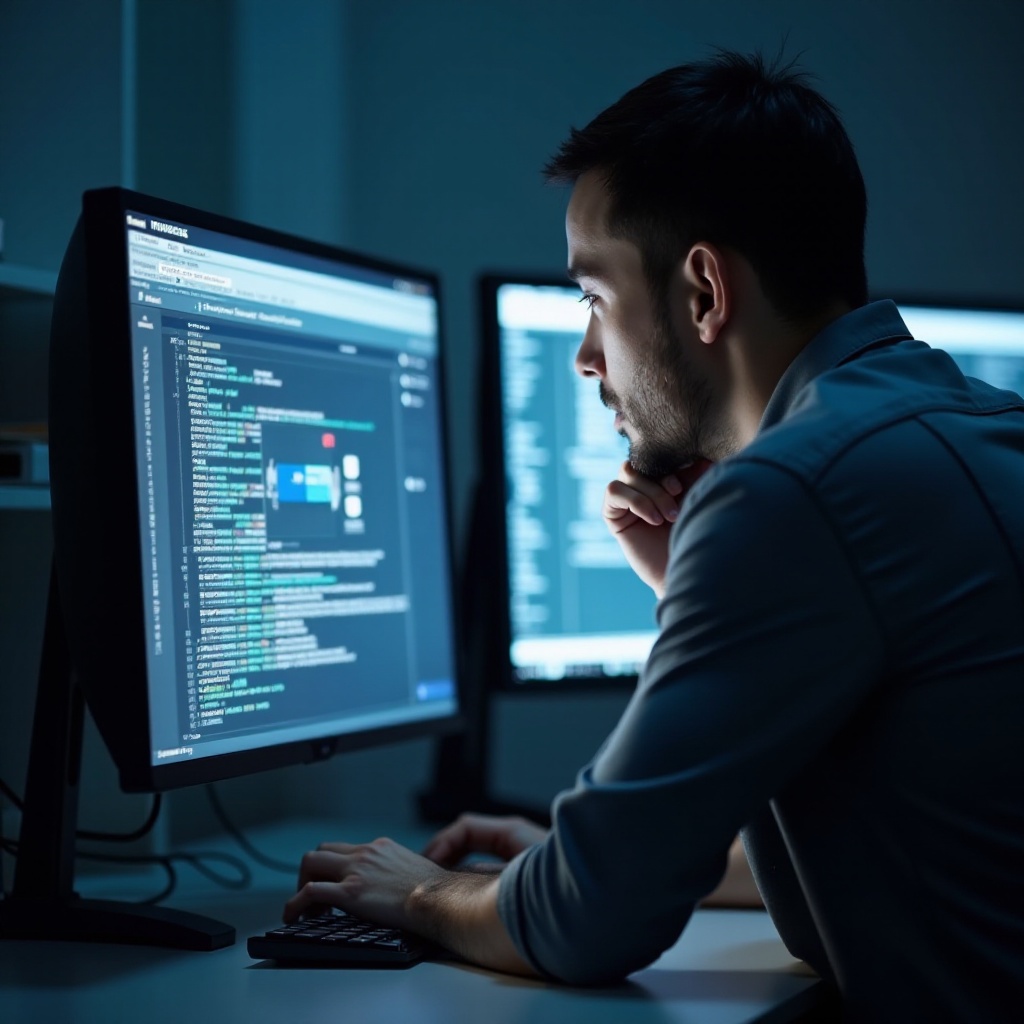 การแก้ไขปัญหาหน้าจอคอมพิวเตอร์