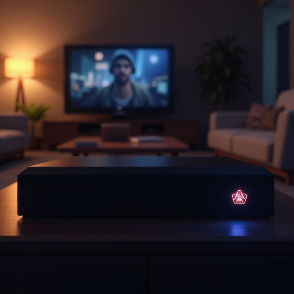 点滅するオレンジ色のライト PS4
