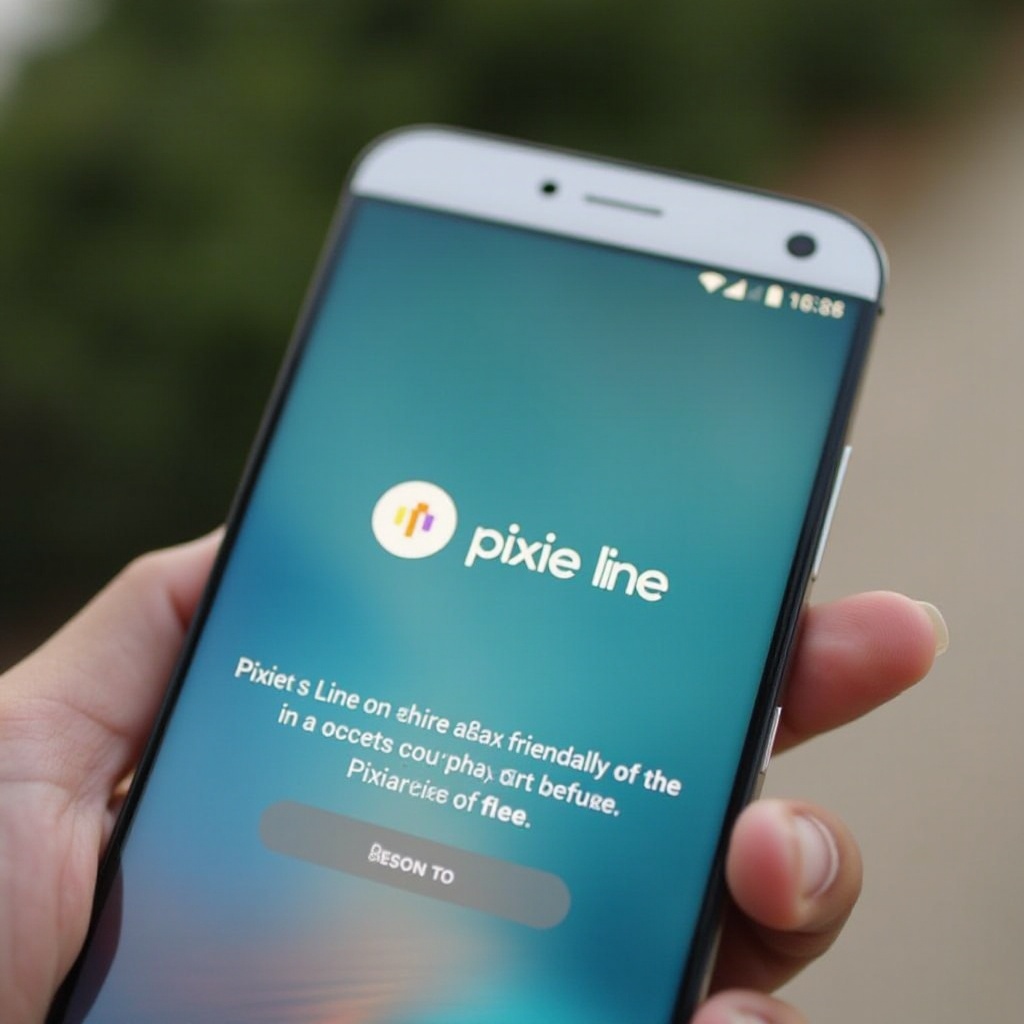วิธีติดตั้งแอพ pixie line บนโทรศัพท์ Android